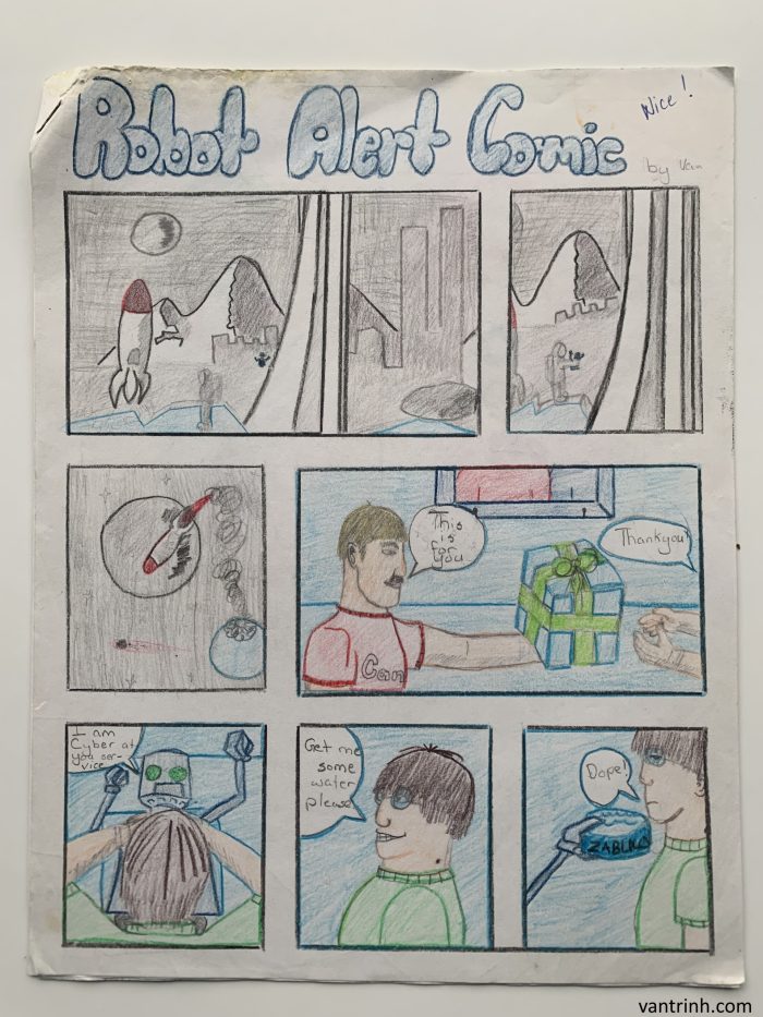 8.5x11 - pencil crayon - circa 1997